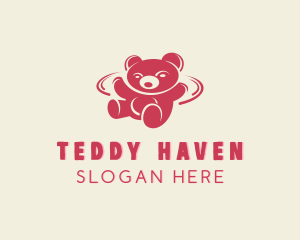 Swoosh Teddy Bear logo