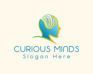 Human Mind Psychology logo design