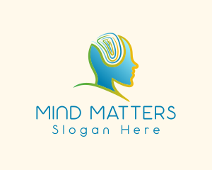 Human Mind Psychology logo design