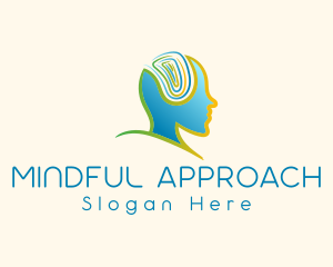 Human Mind Psychology logo design