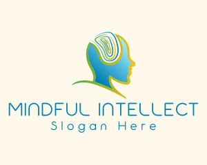 Human Mind Psychology logo design