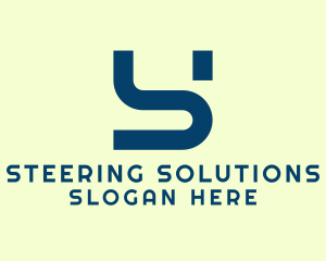 Modern Tech Letter S logo design