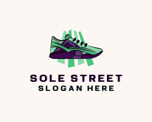 Sneaker Shoes Footwear logo