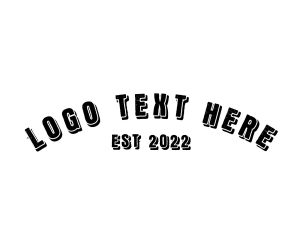 Font - Simple Curved Business logo design