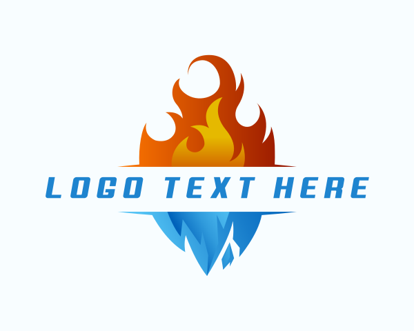 Burn logo example 1