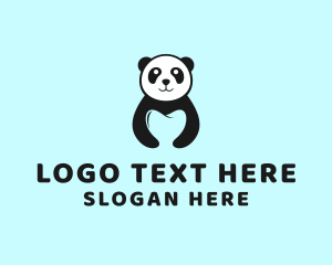 Panda Dental Tooth logo