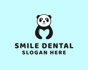 Panda Dental Tooth logo design