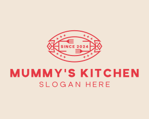 Restaurant Kitchen Cutlery logo design