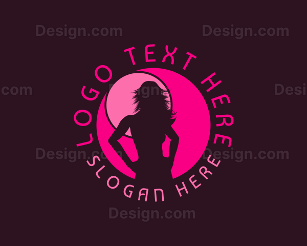 Sexy Woman Silhouette Logo