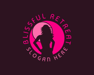 Sexy Woman Silhouette logo