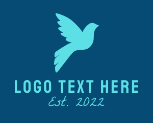 Religious Dove Bird logo
