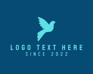 Religious Dove Bird logo