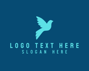 Religious Dove Bird Logo