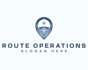 Travel Location Pin logo
