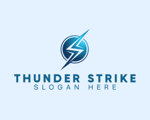 Electric Bolt Thunder logo design