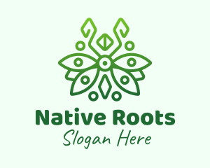 Native Leaf Bug logo design