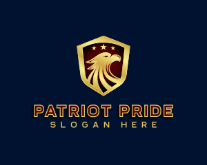 Eagle Shield Patriotic logo design