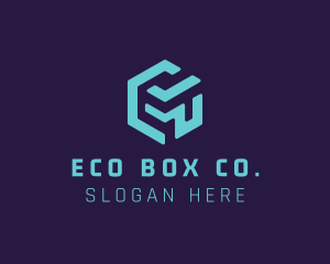 Box Shape Technology logo design