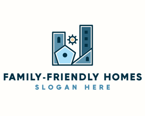 City Home Residence logo design