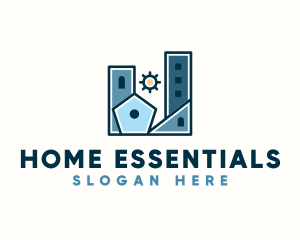 City Home Residence logo design