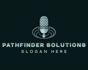 Audio Recording Microphone Logo