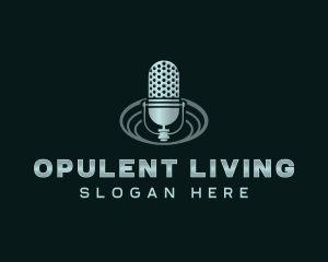 Audio Recording Microphone logo design