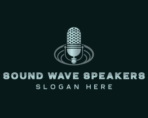 Audio Recording Microphone logo design