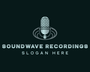 Audio Recording Microphone logo design