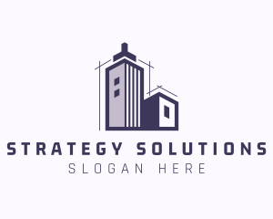 Urban Building Planning logo design