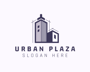 Urban Building Planning logo design