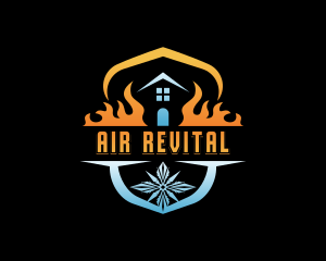 Thermal Heating Air Conditioning logo design