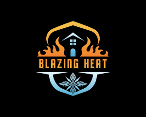 Thermal Heating Air Conditioning logo design