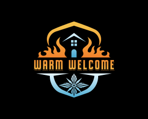 Thermal Heating Air Conditioning logo design