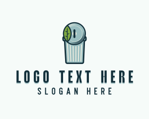 Eco Leaf Garbage Can logo