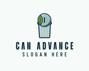 Eco Leaf Garbage Can logo