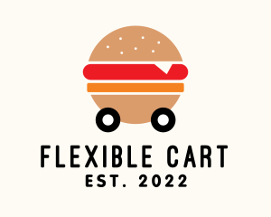 Burger Street Food Cart  logo design