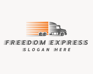 Express Freight Trucking  logo design