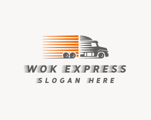 Express Freight Trucking  logo design