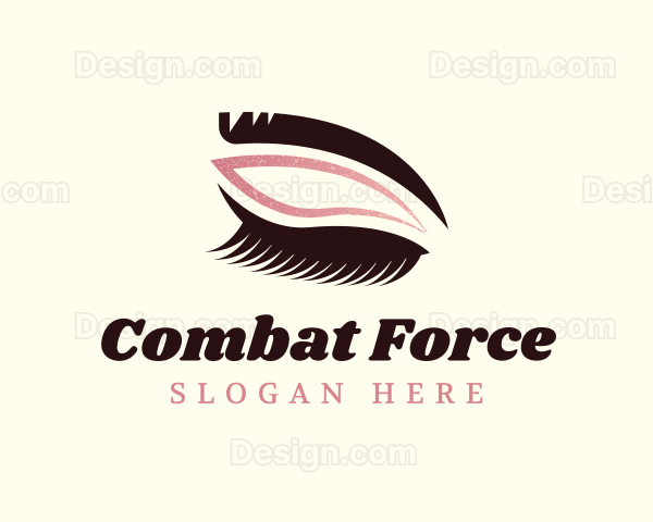 Beauty Eyelash Makeup Logo