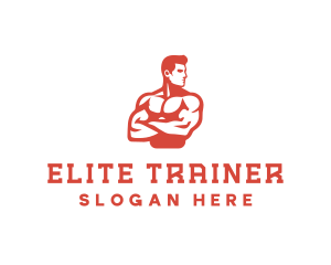 Fitness Trainer Man logo