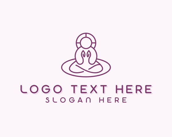 Spiritual Meditation Yoga logo