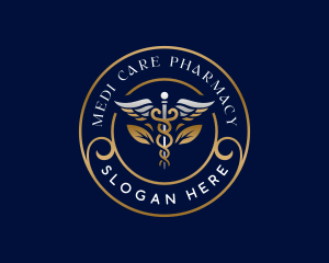 Caduceus Pharmacy Treatment logo design