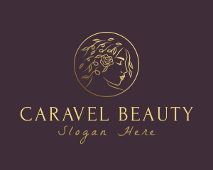 Beauty Floral Woman logo design