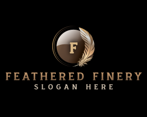 Writing Feather Quill logo design