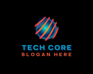 Cyber Tech Sphere logo design