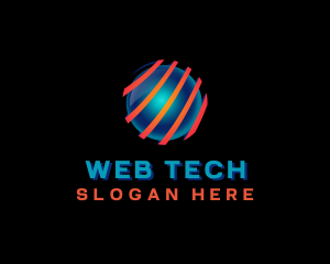 Cyber Tech Sphere logo design