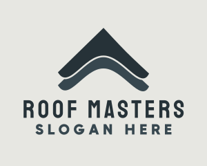 Abstract Home Roof Construction logo