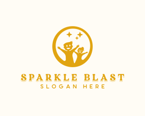 Children Sparkling Star logo design