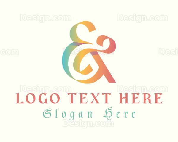 Elegant Ampersand Ligature Logo