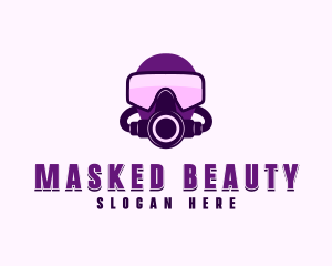 Underwater Diving Mask logo design